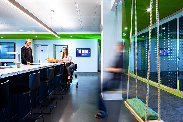 Dynatrace Graz office interiors for PLANET architects and Dynatrace