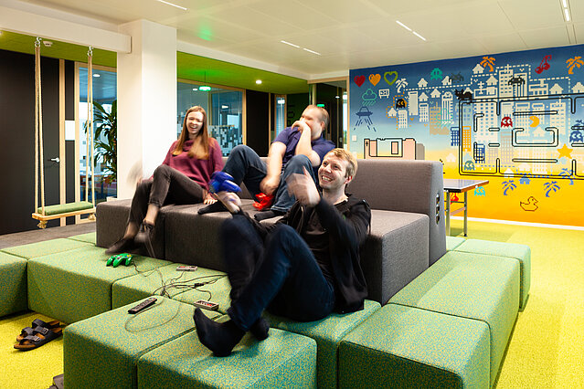 Dynatrace Graz office interiors for PLANET architects and Dynatrace