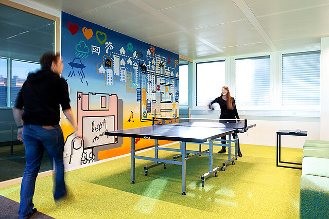 Dynatrace Graz office interiors for PLANET architects and Dynatrace