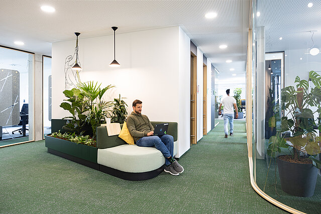 Dynatrace Gruenwinkel office interiors for PLANET architects and Dynatrace