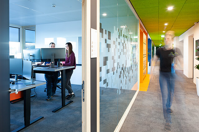 Dynatrace Graz office interiors for PLANET architects and Dynatrace