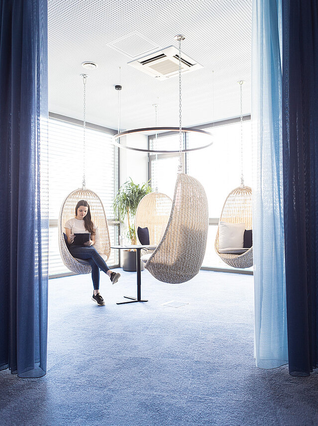 Dynatrace Hagenberg office interiors for PLANET architects and Dynatrace